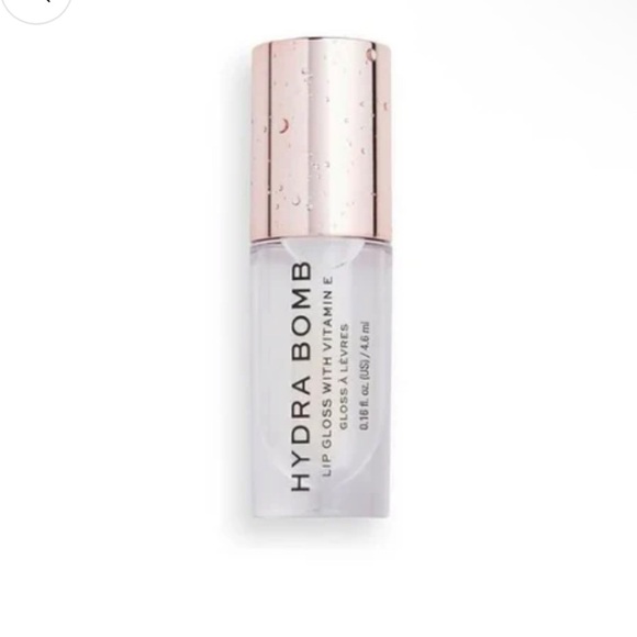 💧 Revolution Hydra Bomb Lip Gloss with Vitamin E – Clear | NWT - Picture 1 of 4
